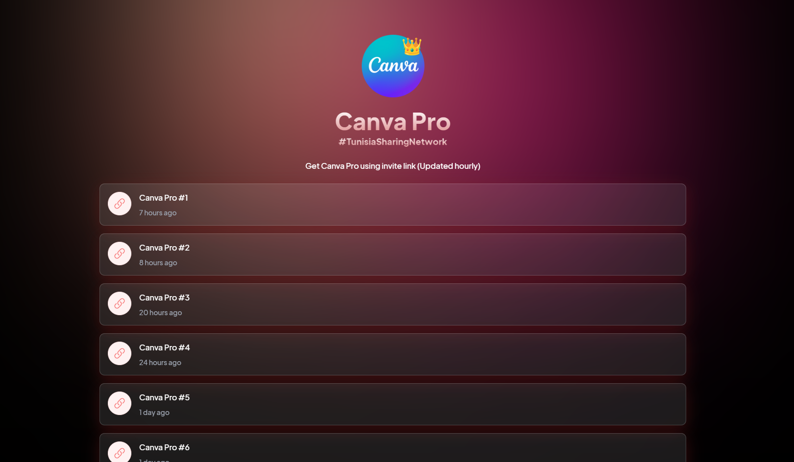 Scraping Canva Pro Invite Links