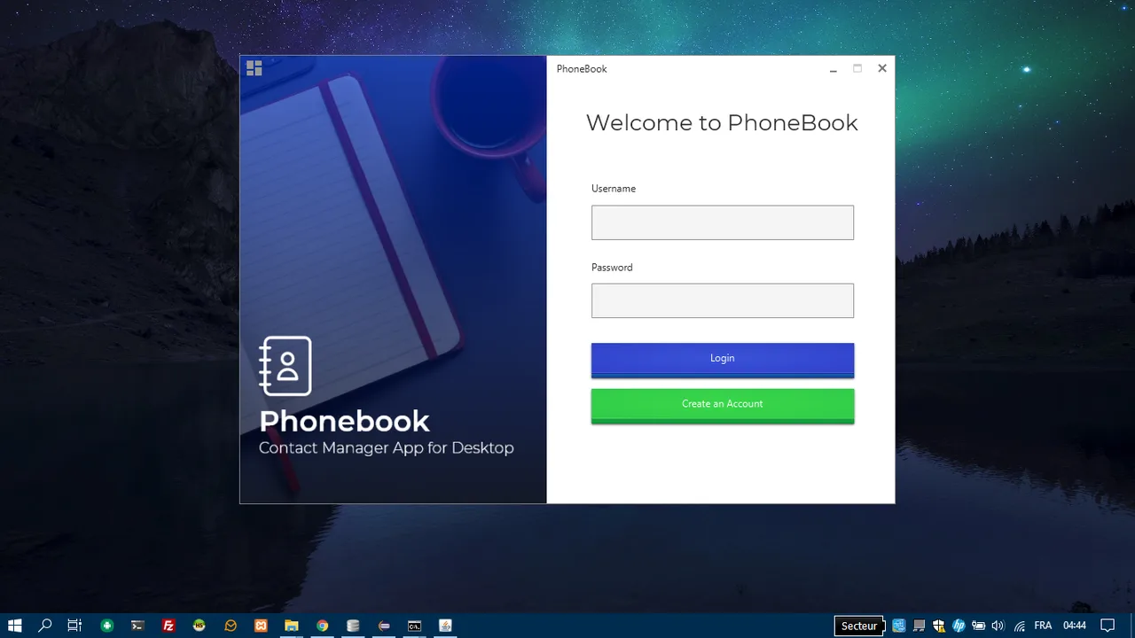 Screenshot of Phonebook